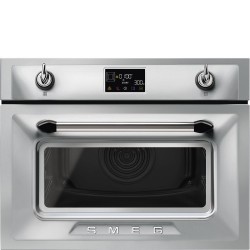 Kompakt mikro-kombiahi Smeg Victoria, aurupuhastus, 40 l, roostevaba teras