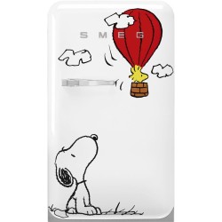 Jahekapp Smeg, 50-ndate stiil, 97 cm, 135 l, 35 dB, mehaaniline juhtimine, parem, valge, Snoopy