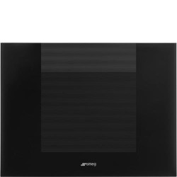 Veinikülmik Smeg Linea, integreeritav, 45 cm, puutetundlik, klaasuks, 37 dB, must