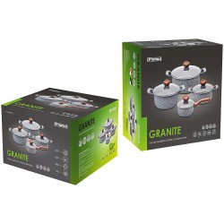 PROMIS Set of pots GRANITE,...