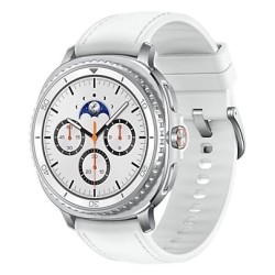 Samsung Galaxy Watch 8 Classic 3.3 cm (1.3") AMOLED 46 mm Digital 438 x 438 pixels Touchscreen Silver Wi-Fi GPS (satellite)