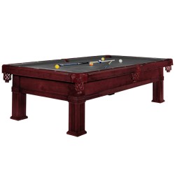 Billiard Table Dynamic Bern, mahogany, Pool, 8 ft., Simonis 860 shark grey