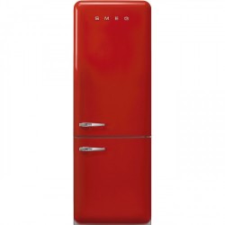 Külmik Smeg, 50-ndate stiil, 205 cm, 333/128 l, 41 dB, puutetundlik juhtimine, NoFrost, punane