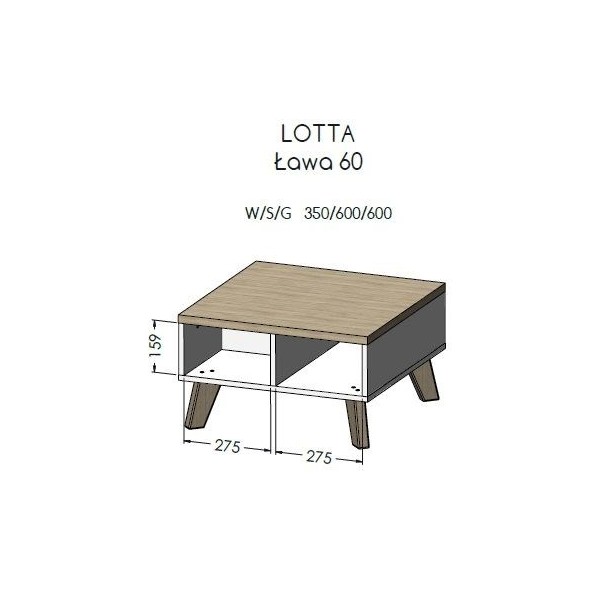 Cama LOTTA 60 coffee table...