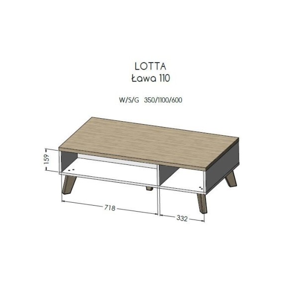 Cama LOTTA 110 coffee table...