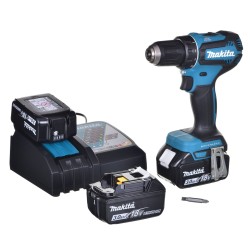 MAKITA DDF485RF3J Cordless Drill 3x 18V 3Ah