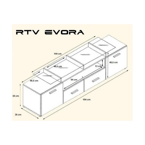 Cama TV stand EVORA 200...