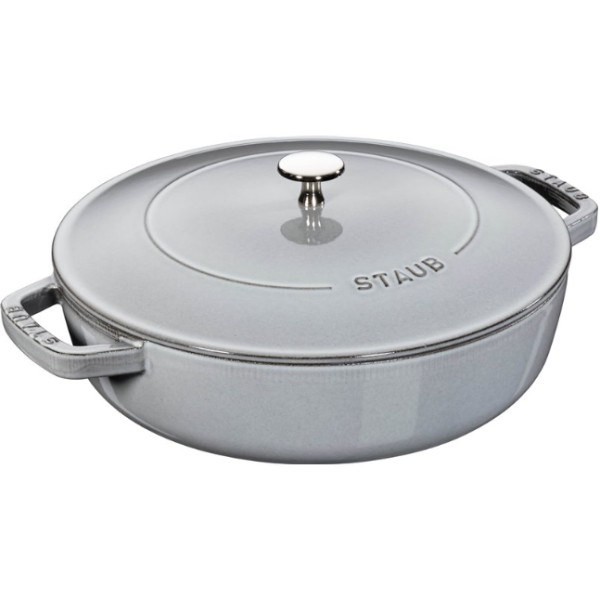 Deep frying pan with lid...