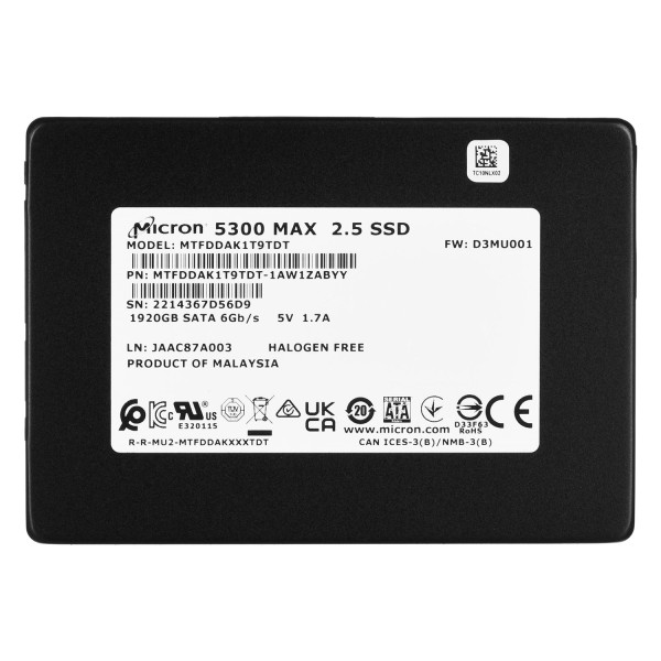 SSD Micron 5300 MAX 1.92TB...