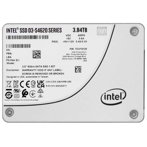 SSD Solidigm (Intel) S4620...