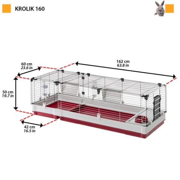 FERPLAST Krolik 160 - Cage