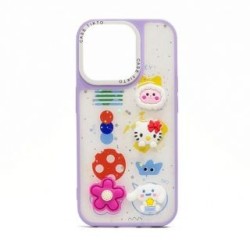 iLike Apple  iPhone 14 EPOXY CARTOON COVER Purple