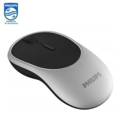 Philips   M413 Alloy Surface Wireless Mouse with Built-in Battery 3 btn. 1600/2000 dpi Silver