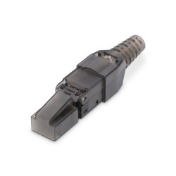 Digitus CAT 6A connector for field assembly, unshielded AWG 27/7 to 22/1, solid and stranded wire, RJ45 DN-93633 Adapter