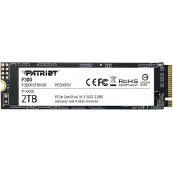 Patriot   SSD||P300|2TB|M.2|PCIE|NVMe|QLC|Write speed 1650 MBytes/sec|Read speed 2100 MBytes/sec|3.8mm|TBW 960 TB|P300P2TBM28