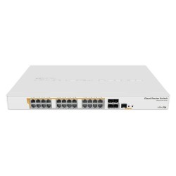 Mikrotik CRS328-24P-4S+RM Gigabit Ethernet POE/POE+ router/switch PoE/Poe+ ports quantity 24, Power supply type Single, Rackmoun