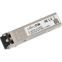 Mikrotik   S-85DLC05D SFP, Multi-Mode Fiber, Dual LC, 10/100/1000 Mbit/s, Wavelength 850 nm, Maximum transfer distance 550 m, -4