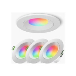 Nanoleaf Essentials Smart Downlight Matter 6W 450Lm RGBCW, 4pcs pack