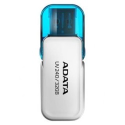 ADATA   MEMORY DRIVE FLASH USB2 64GB/WHITE AUV240-64G-RWH