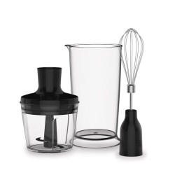 TEFAL   Blender Quickchef 3-in-1 HB656838 Hand Blender, 1000 W, Number of speeds 20, Turbo mode, Chopper, Black