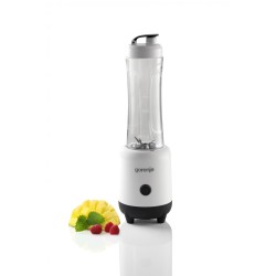 GORENJE Blender BSM600LBW Personal, 300 W, Jar material Plastic, Jar capacity 0.6 L, Ice crushing, White