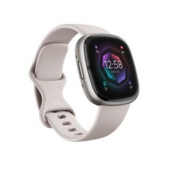 Fitbit   Sense 2 , NFC, GPS (satellite) , Waterproof , Wi-Fi Lunar White