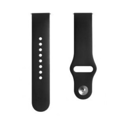 Evelatus Universal  20mm Silicone Loop (S/M 110mm) Black