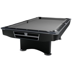 Billiard Table, Pool, Competition II, Black matt, 9 ft., Simonis 860 grey