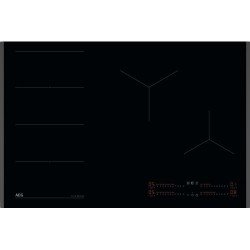 Pliidiplaat AEG, 4 x induktsioon, 77 cm, must