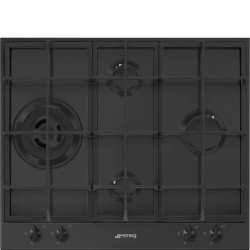 Pliidiplaat Smeg Classica, 4 x gaas, 60 cm, matt must