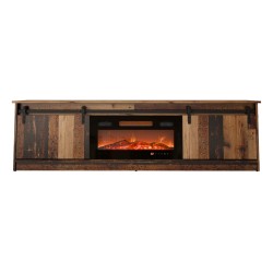 RTV GRANERO + fireplace cabinet 200x56.7x35 old wood