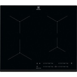 Pliidiplaat Electrolux, 4 x Induktsioon, 60 cm, Hob2Hood, must, faasitud esiserv