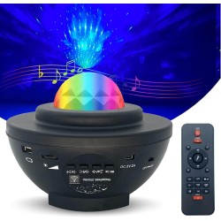 LED tähe projektor Reach Starry Bowl, must