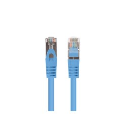 PATCHCORD KAT.6 UTP 0.5M NIEBIESKI FLUKE PASSED LANBERG 10-PACK