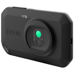 FLIR C3-X​ thermal imaging camera Black 1800 mAh Vanadium Oxide Uncooled Focal Plane Arrays Built-in display 128 x 96 pixels LCD