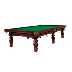 Billiard Table, Snooker, Dynamic Prince II Steelblock, Mahogany, 10 ft.