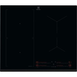 Pliidiplaat Electrolux, 4 x induktsioon, 60 cm, faasitud esiserv, must