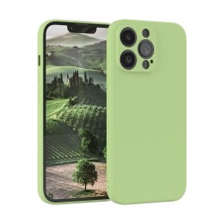 Telefoniümbris Liquid Silicone 1.5mm Apple iPhone 15 Pro piparmündi värv