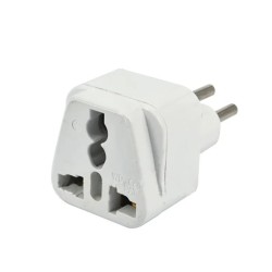 Laadimisadapter USA/UK/CN-EUR valge