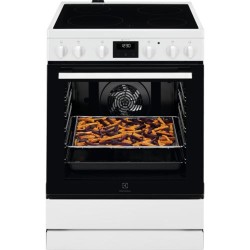 Elektripliit Electrolux, 4x HighLight, elektriahi, 60 cm, valge