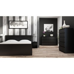 Topeshop M5 CZERŃ chest of...