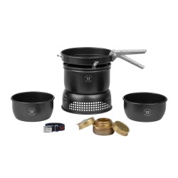 Camping set with alcohol...