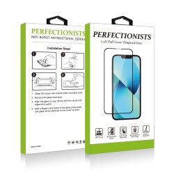 LCD kaitsev karastatud klaas 2.5D Perfectionists Apple iPhone 16 Plus must