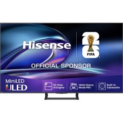 Hisense 55E8Q 139.7 cm (55") 4K Ultra HD Smart TV Wi-Fi Black, Grey 600 cd/m²