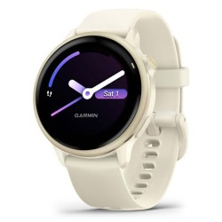 Garmin vívoactive 6 3.05 cm (1.2") AMOLED 42 mm Digital 390 x 390 pixels Touchscreen White Wi-Fi GPS (satellite)
