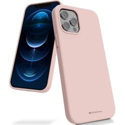 Telefoniümbris Mercury Silicone Case Samsung A366 A36 5G roosa liivavärv