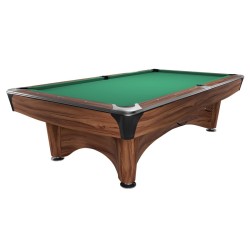 Billiard Table, Pool, Dynamic IV, Modern Brown, 8 ft., Simonis 860 yellow green
