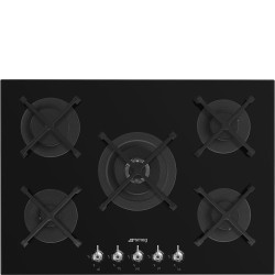 Pliidiplaat Smeg Classic, 5 x gaas, 72 cm, must
