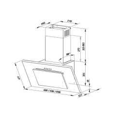 Wall-mounted canopy MAAN...