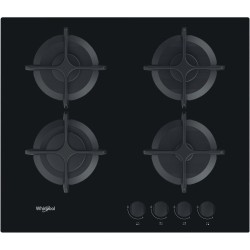 Pliidiplaat Whirlpool, 4 x gaas, 60 cm, must